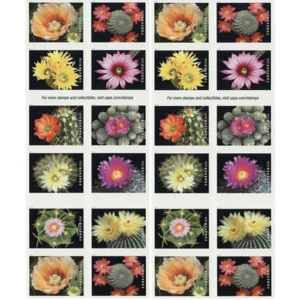 CactusFlowers2019 2 2 - USPS Forever Stamps