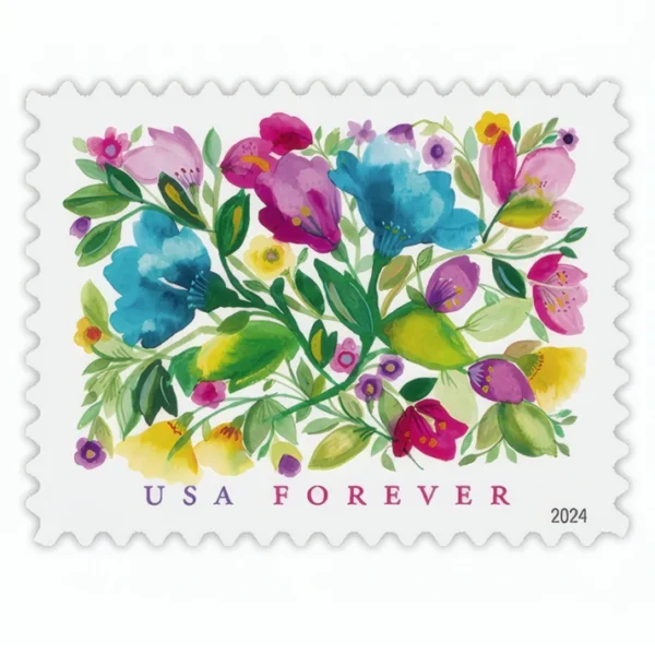 Celebration Blooms 2024 - USPS Forever Stamps