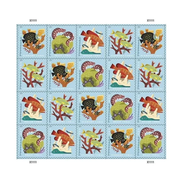 CoralReefs2019 2 5ba9c63e 9c15 48fc 8922 1db82c75002d 2 - USPS Forever Stamps