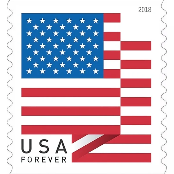 USPS Stamps 25 - USPS Forever Stamps Flag2018Roll - USPS Forever Stamps