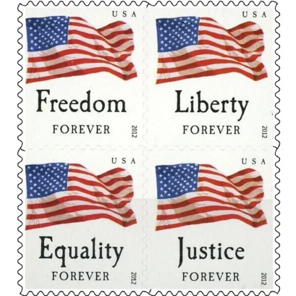 USPS Stamps 11 - USPS Forever Stamps FourFlags2012 - USPS Forever Stamps