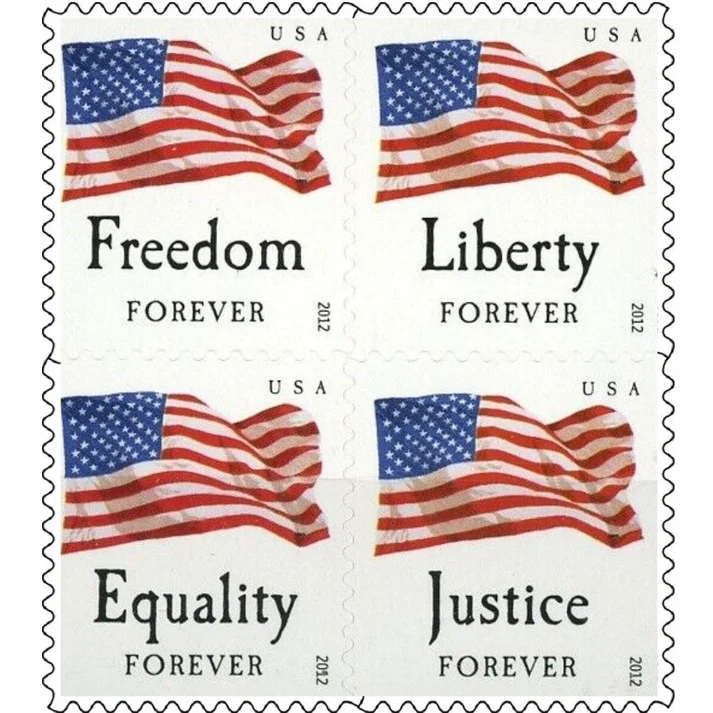Four Flags 2012 1 - USPS Forever Stamps Four Flags 2012