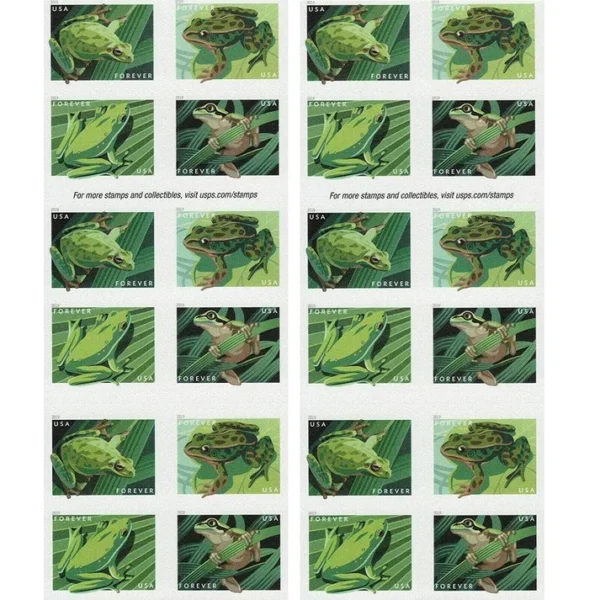 Frogs2019 2 2 - USPS Forever Stamps