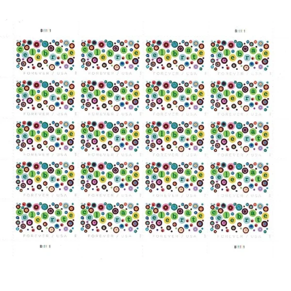 Let sCelebrate2020 2 2 - USPS Forever Stamps