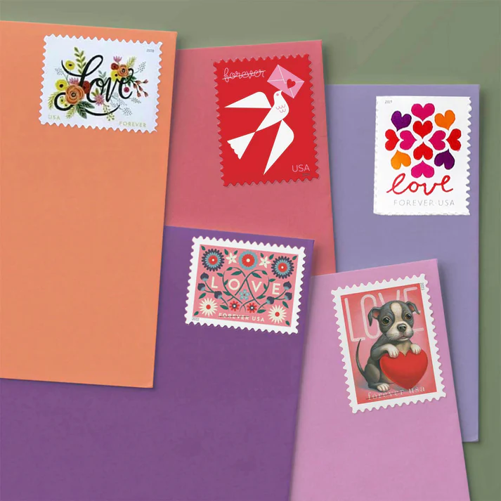 Love Bundle 1 - USPS Forever Stamps Love Bundle