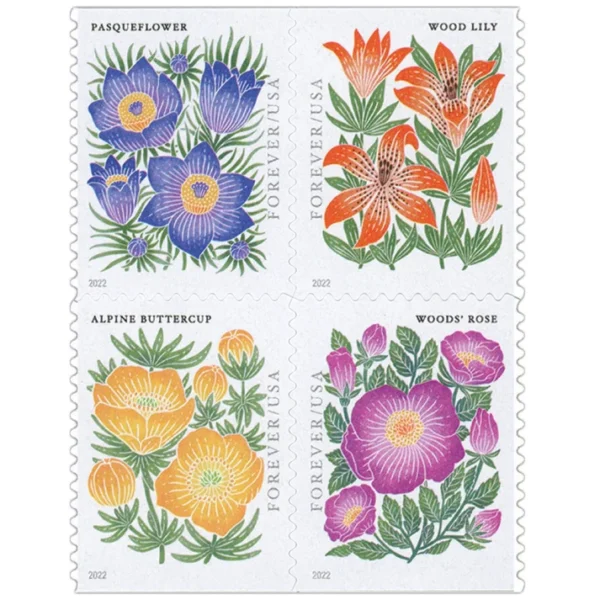 MountainFlora2022 - USPS Forever Stamps