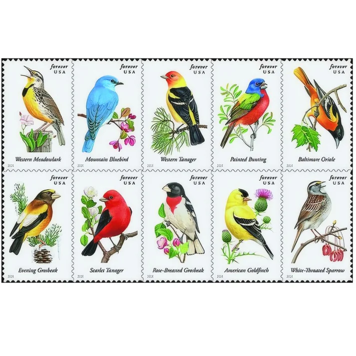 Songbird 2014 1 - USPS Forever Stamps Songbird 2014