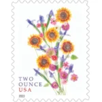 Sunflower Bouquet 2022 2 - USPS Forever Stamps SunflowerBouquet2022 - USPS Forever Stamps
