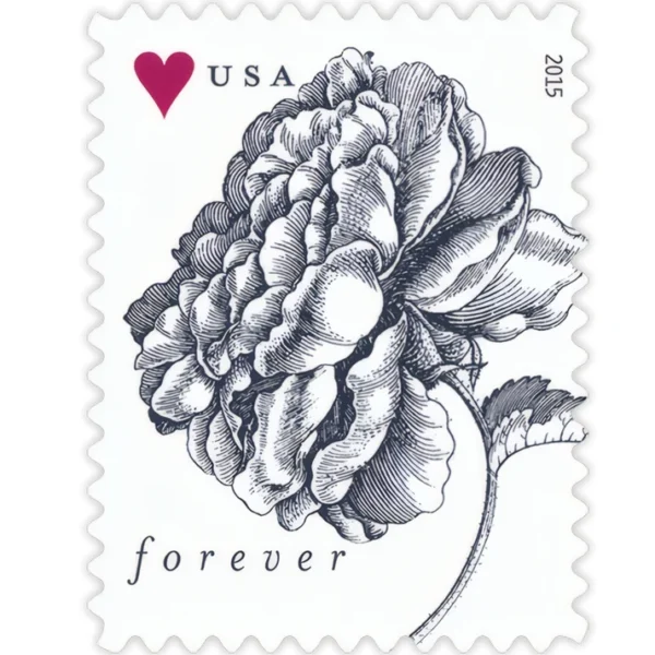 VintageRose2015 - USPS Forever Stamps