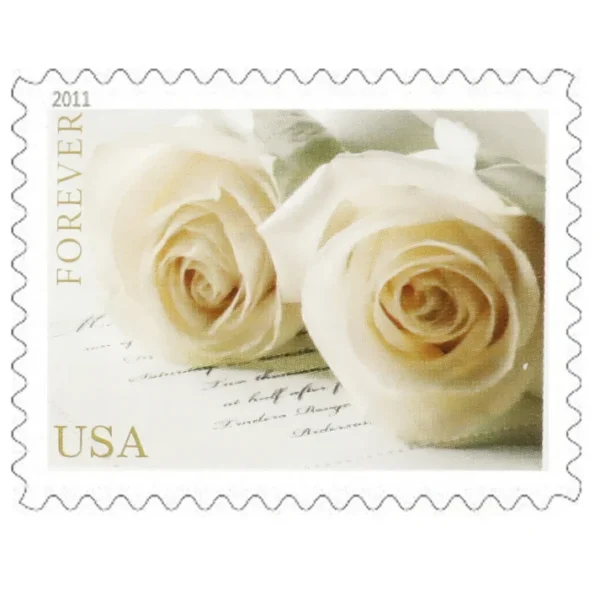 WeddingRoses2011 - USPS Forever Stamps