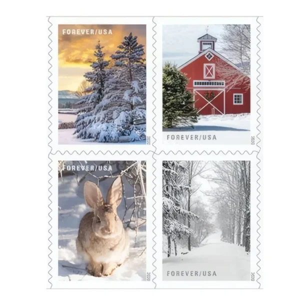 WinterScenes2020 - USPS Forever Stamps