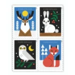 Winter Woodland Animals 2023 2 - USPS Forever Stamps WinterWoodlandAnimals2023 2 - USPS Forever Stamps
