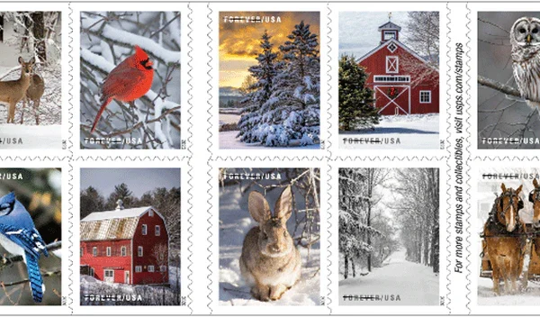 s winterscenes - USPS Forever Stamps