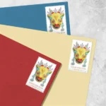Lunar New Year Of The Dragon 2024 5 - USPS Forever Stamps 484304 Z2 - USPS Forever Stamps