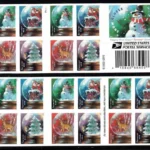 Snow Globes 2023 6 - USPS Forever Stamps 5816 19 BKLT 20 MNH - USPS Forever Stamps
