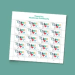 Thank You, Healthcare Community 2024 3 - USPS Forever Stamps Art 72 8 - USPS Forever Stamps