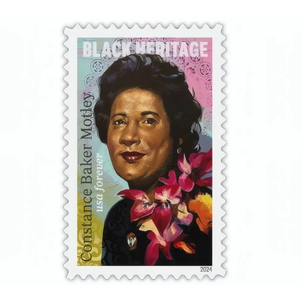 Baker Motley 2024 1 - USPS Forever Stamps Baker Motley 2024