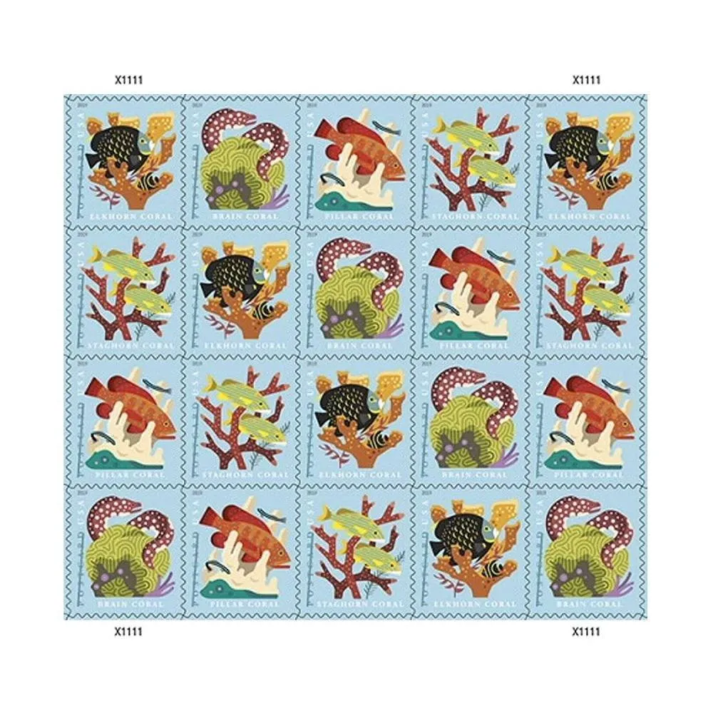 CoralReefs2019 2 5ba9c63e 9c15 48fc 8922 1db82c75002d 2 - USPS Forever Stamps