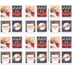 Merry Christmas Bundle 2012-2021 7 - USPS Forever Stamps Holiday 26 17 - USPS Forever Stamps