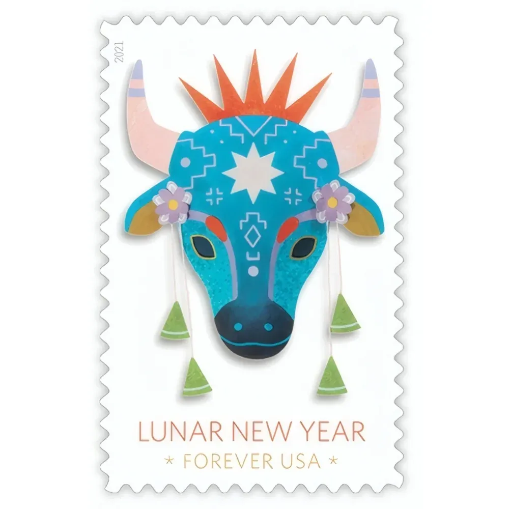 Lunar New Year Of The Ox 2021 1 - USPS Forever Stamps Lunar New Year Of The Ox 2021