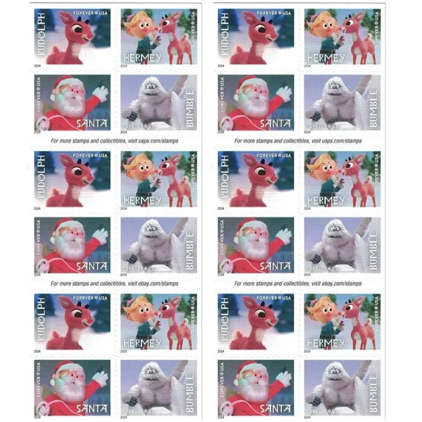 RudolphtheRedNosedReindeer2014 2 2 - USPS Forever Stamps