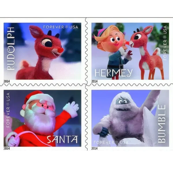 RudolphtheRedNosedReindeer2014 - USPS Forever Stamps