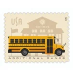 School Bus 2023 2 - USPS Forever Stamps SchoolBus2023 - USPS Forever Stamps
