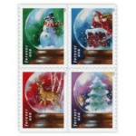 Snow Globes 2023 2 - USPS Forever Stamps SnowGlobes2023 - USPS Forever Stamps