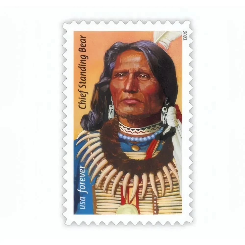 Standing Bear Leader 2023 1 - USPS Forever Stamps Standing Bear Leader 2023