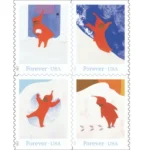 The Snowy Day 2017 2 - USPS Forever Stamps TheSnowyDay2017 - USPS Forever Stamps