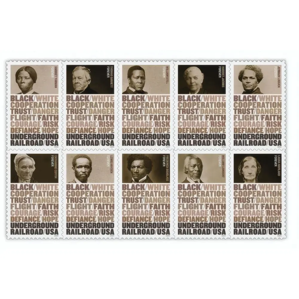 The Underground Railroad 2024 1 - USPS Forever Stamps The Underground Railroad 2024