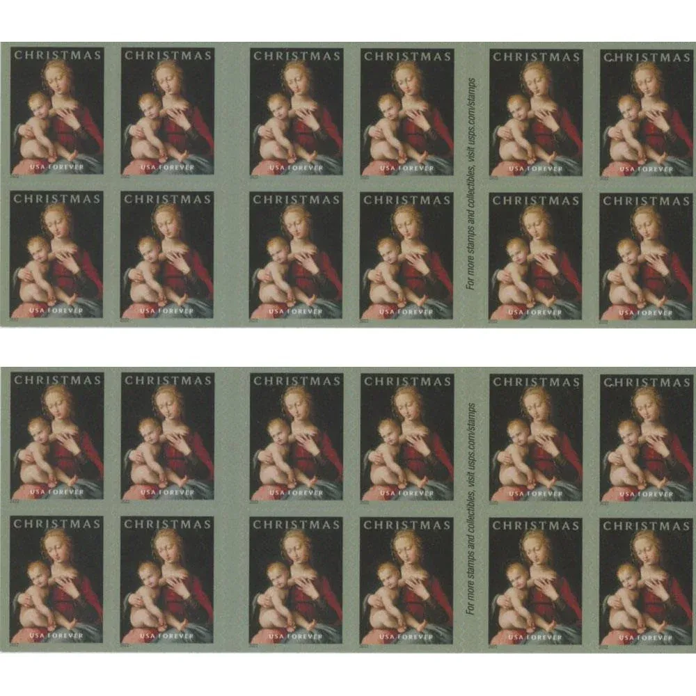 VirginandChild20222 1 - USPS Forever Stamps