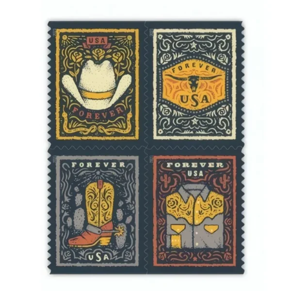 WesternWear2021 2 - USPS Forever Stamps