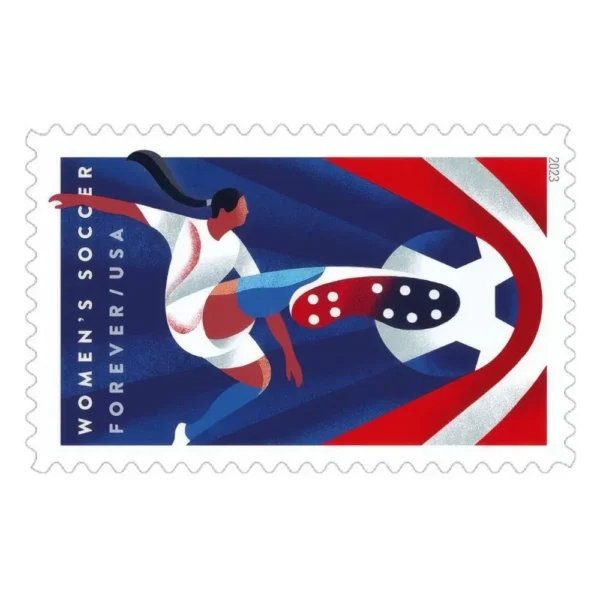 USPS Stamps 7 - USPS Forever Stamps Women sSoccer2023 - USPS Forever Stamps