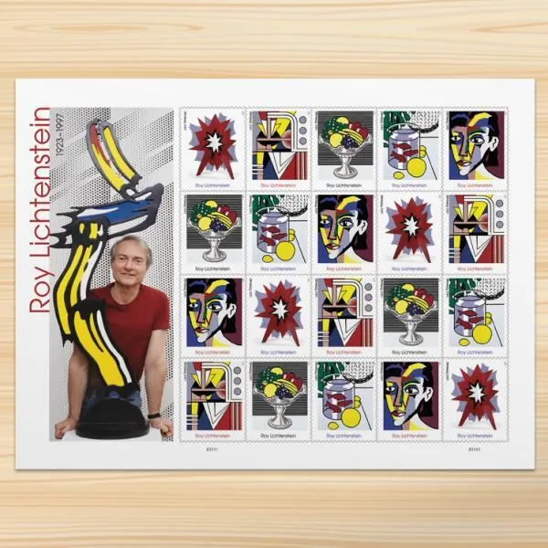 Roy Lichtenstein 2023 1 - USPS Forever Stamps Roy Lichtenstein 2023